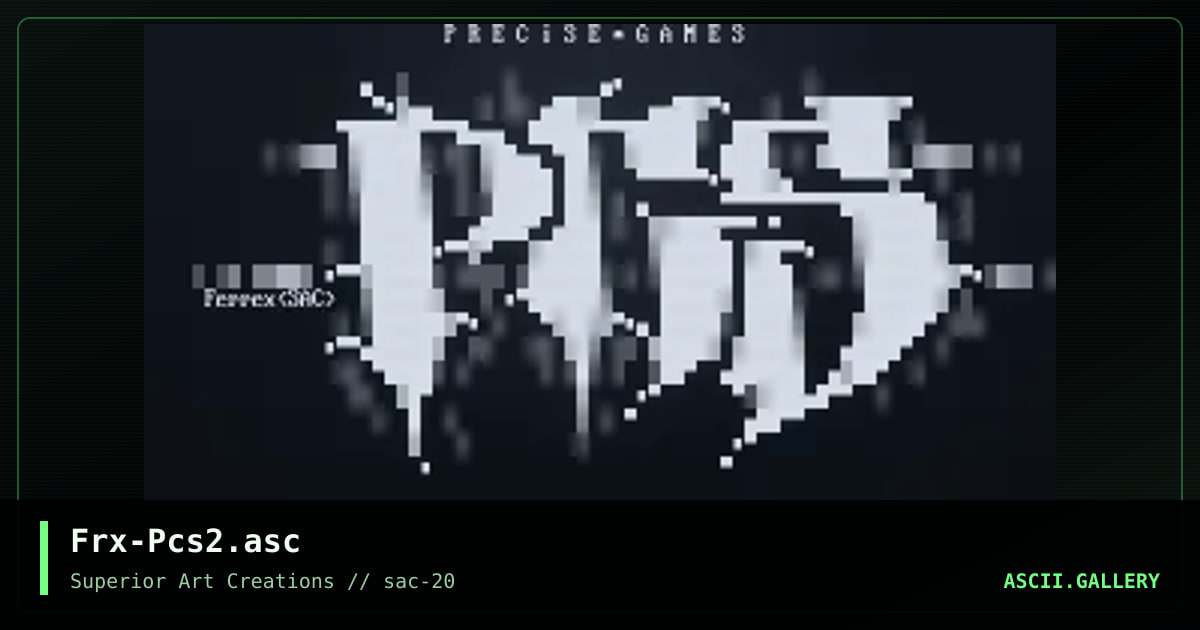 Frx-Pcs2.asc, by ferrex, 2000