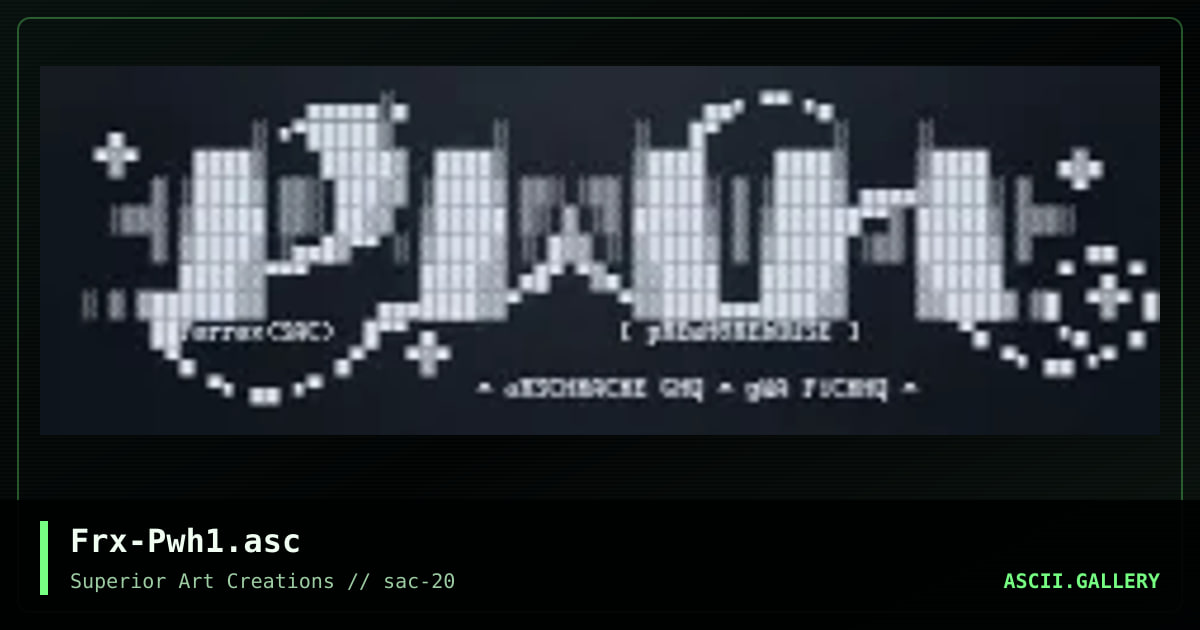 Frx-Pwh1.asc, by ferrex, 2000