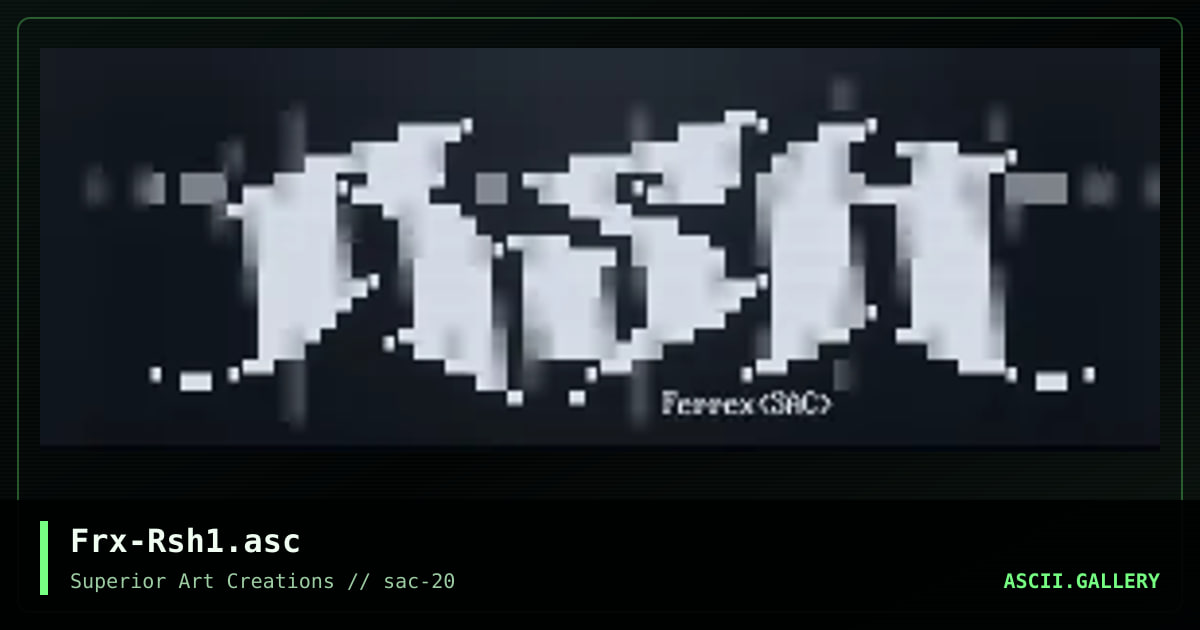 Frx-Rsh1.asc, by ferrex, 2000