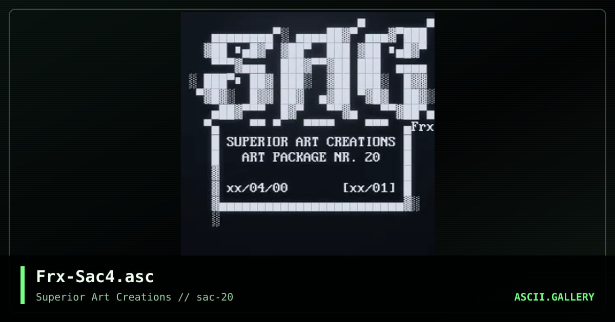 Frx-Sac4.asc, by ferrex, 2000