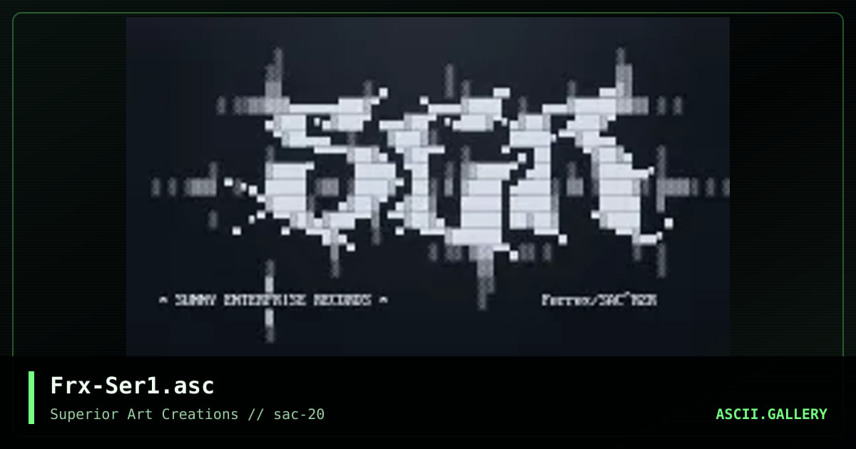 Frx-Ser1.asc, by ferrex, 2000