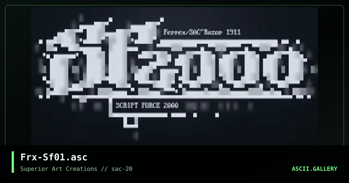 Frx-Sf01.asc, by ferrex, 2000