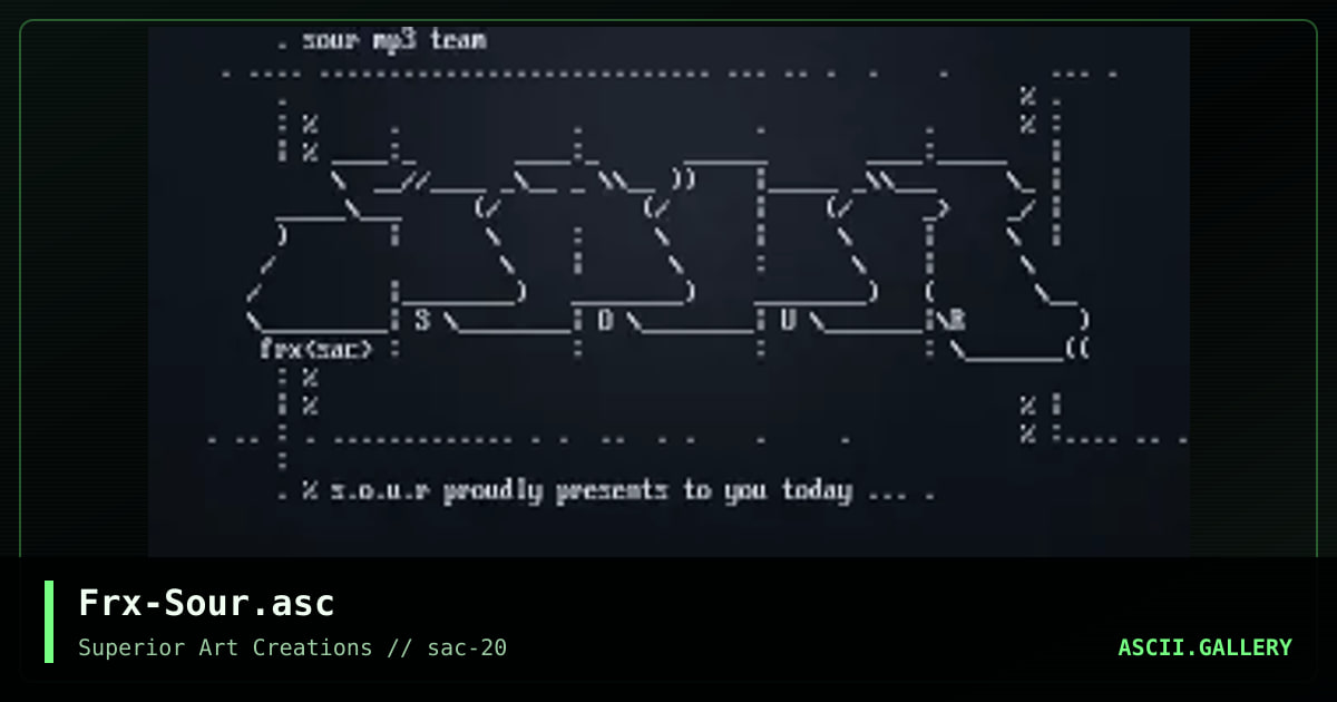 Frx-Sour.asc, by ferrex, 2000