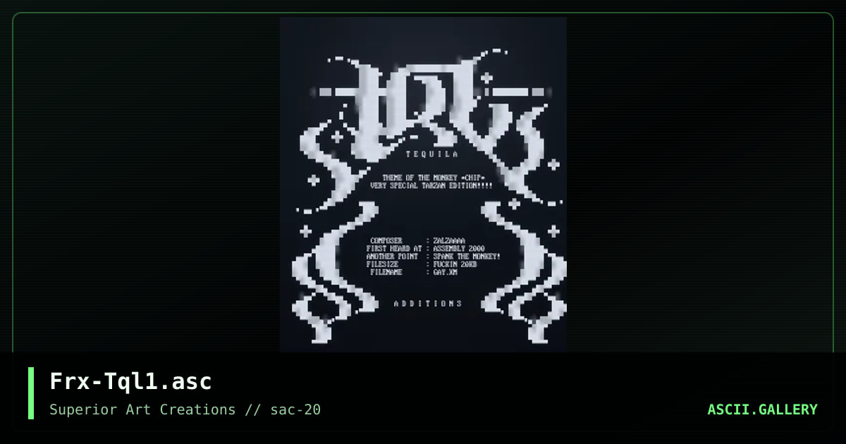 Frx-Tql1.asc, by ferrex, 2000