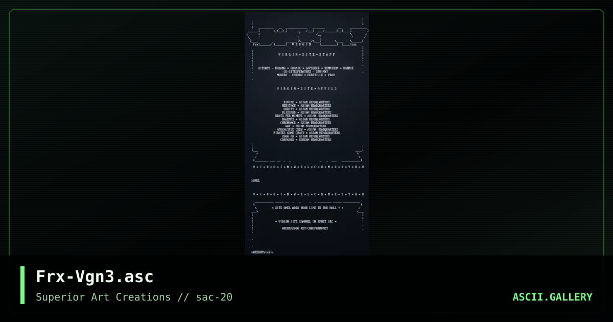 Frx-Vgn3.asc, by ferrex, 2000