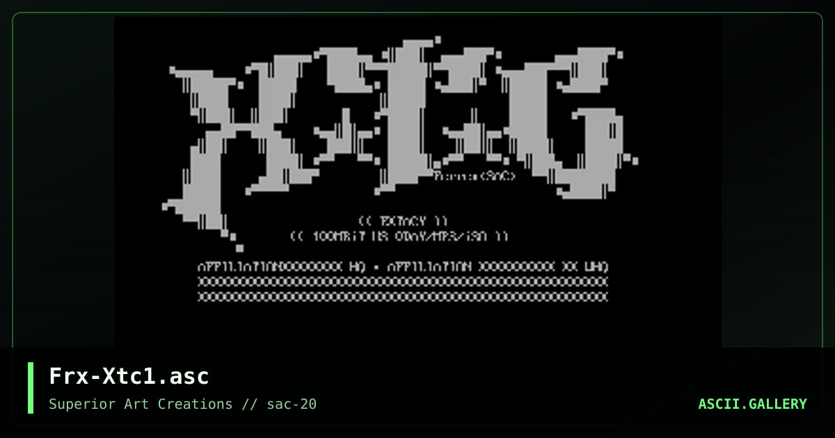 Frx-Xtc1.asc, by ferrex, 2000