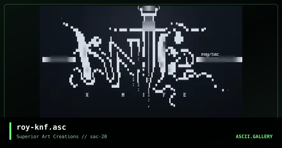 roy-knf.asc, by roy, 2000