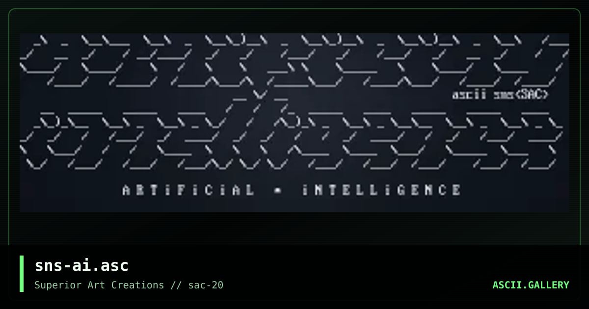 sns-ai.asc, by senser, 2000