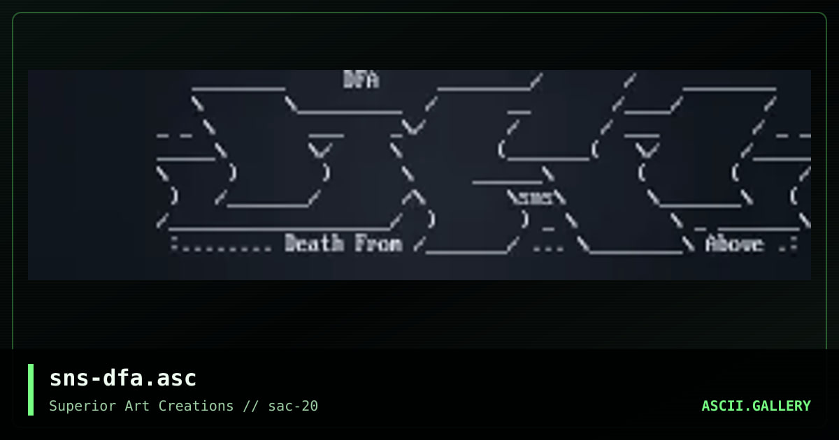 sns-dfa.asc, by senser, 2000