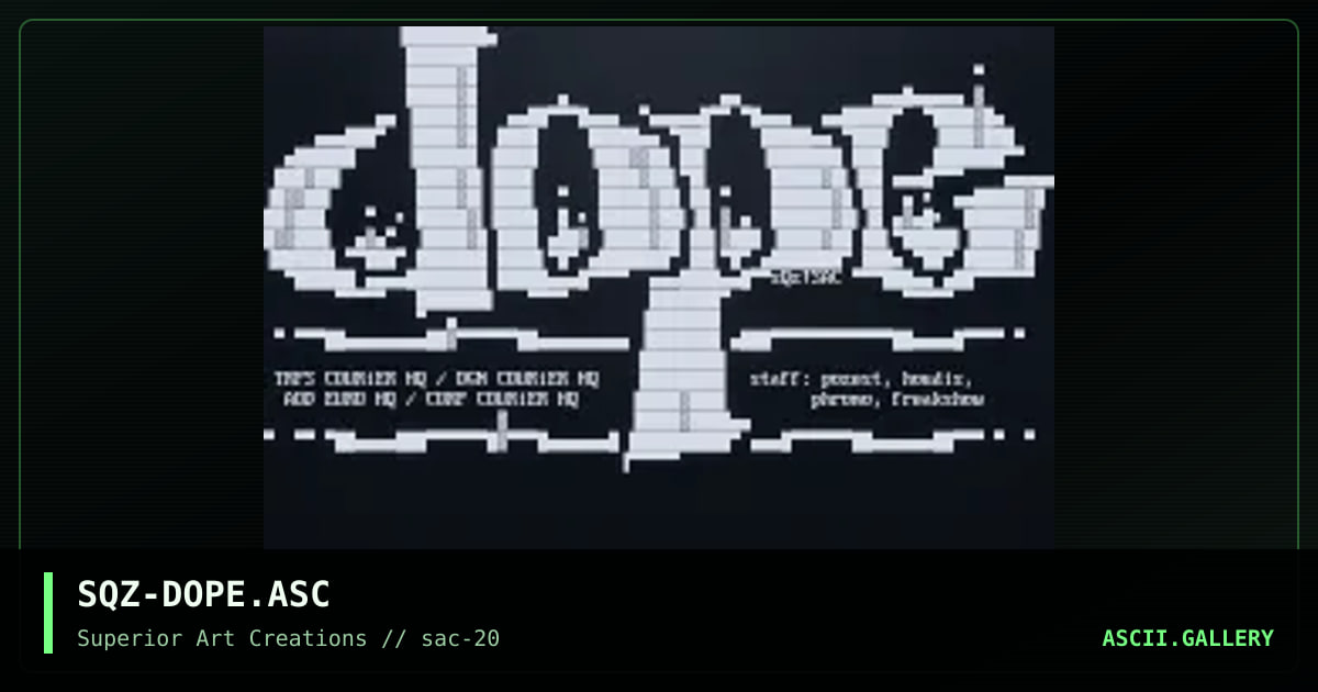 SQZ-DOPE.ASC, by squizzy, 2000