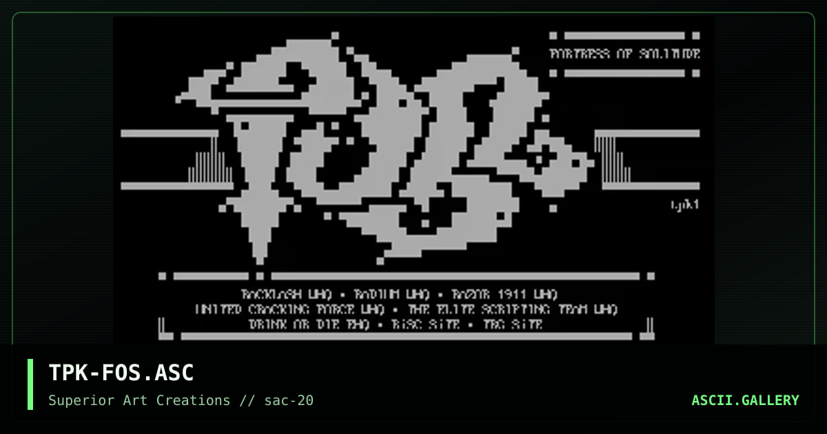 TPK-FOS.ASC, by teepak, 2000