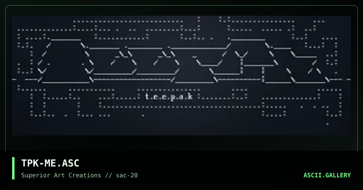 TPK-ME.ASC, by teepak, 2000