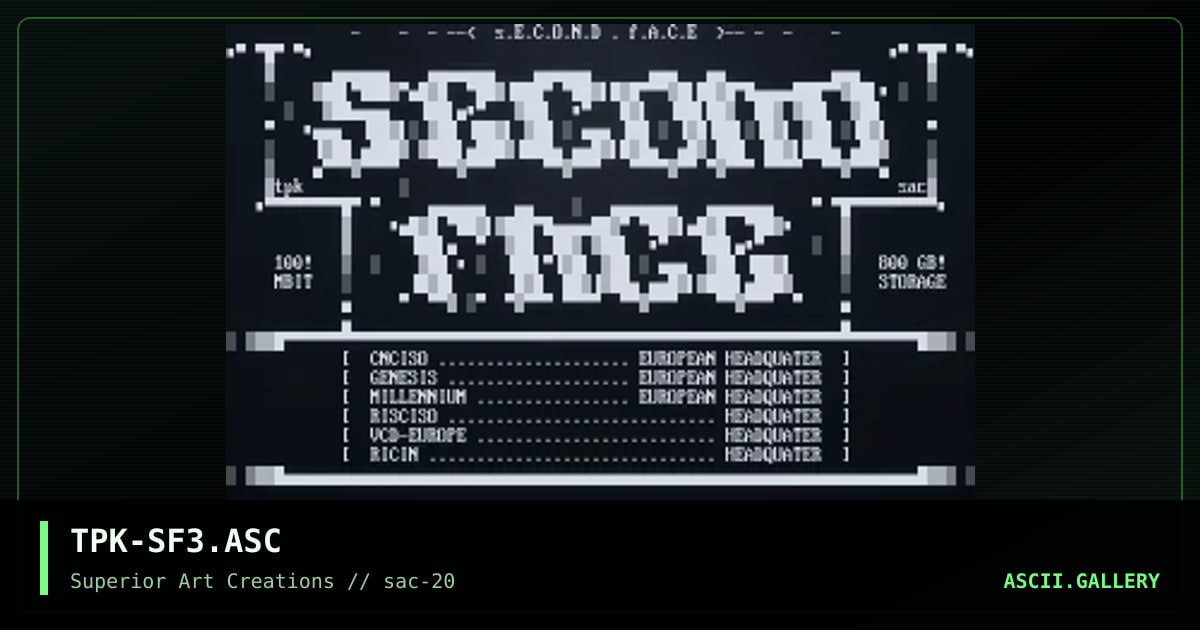 TPK-SF3.ASC, by teepak, 2000