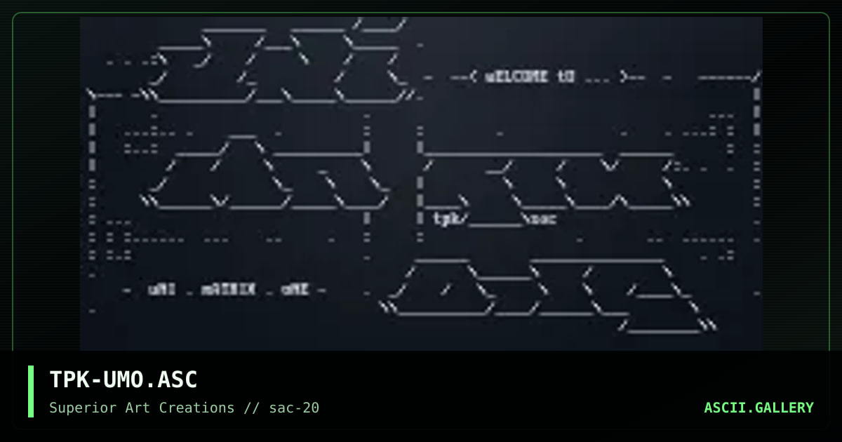 TPK-UMO.ASC, by teepak, 2000
