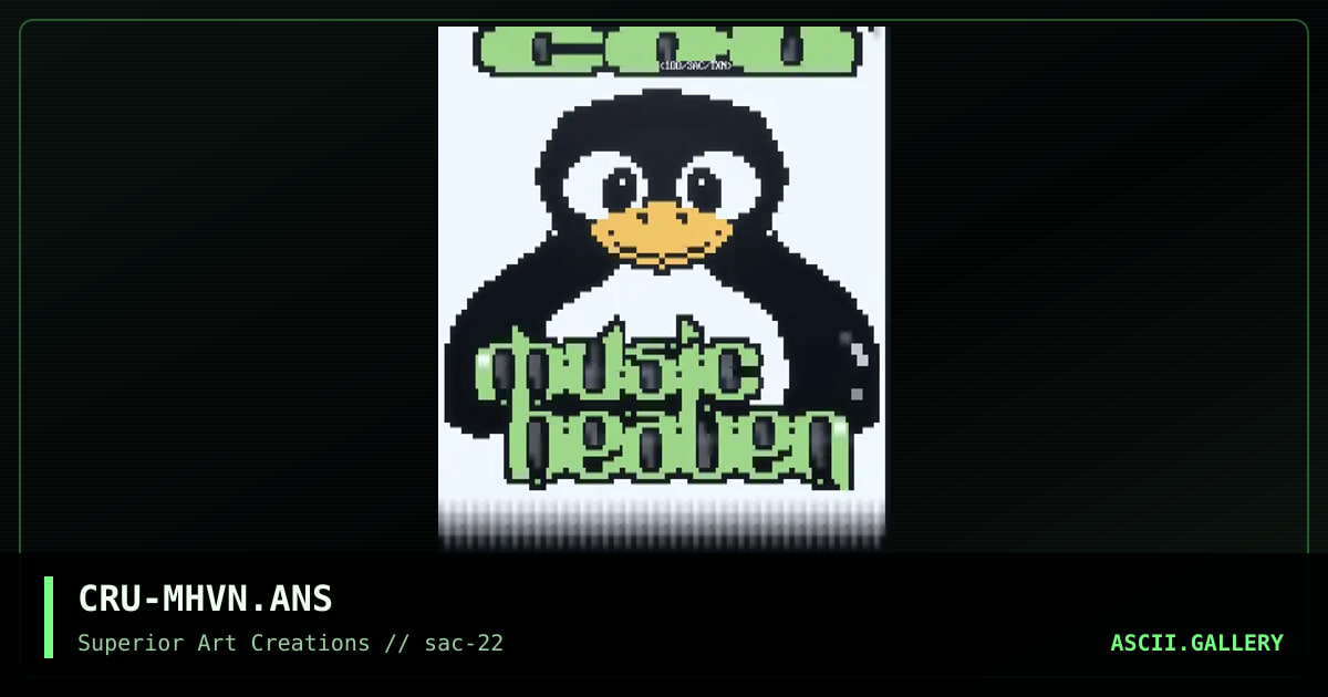 CRU-MHVN.ANS, by cru, 2001