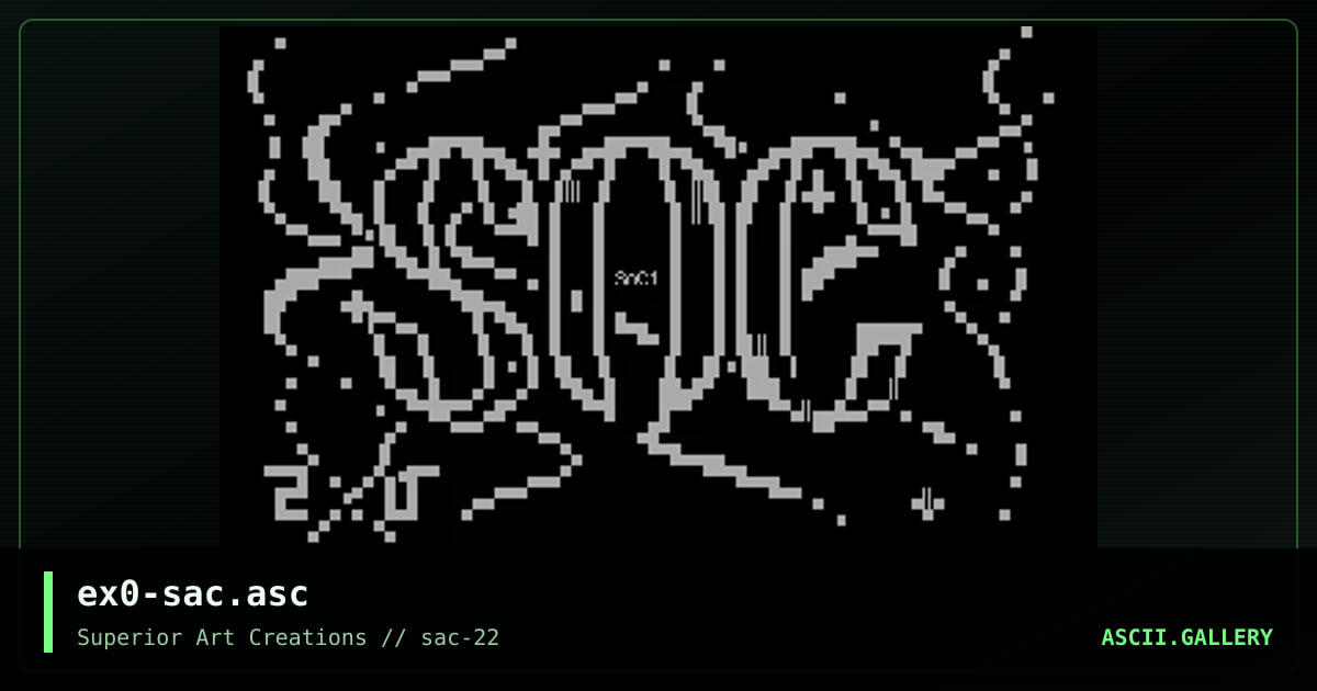ex0-sac.asc, by exo, 2001