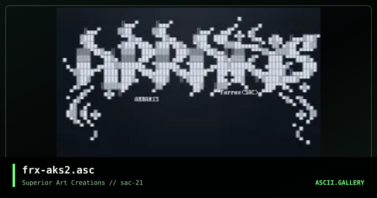 frx-aks2.asc, by ferrex, 2001