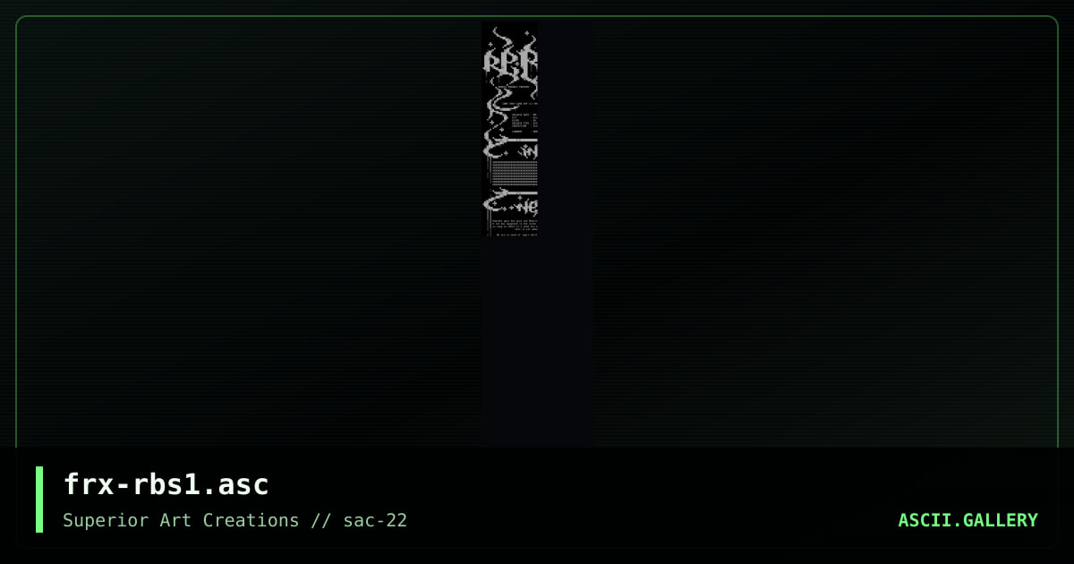 frx-rbs1.asc, by ferrex, 2001