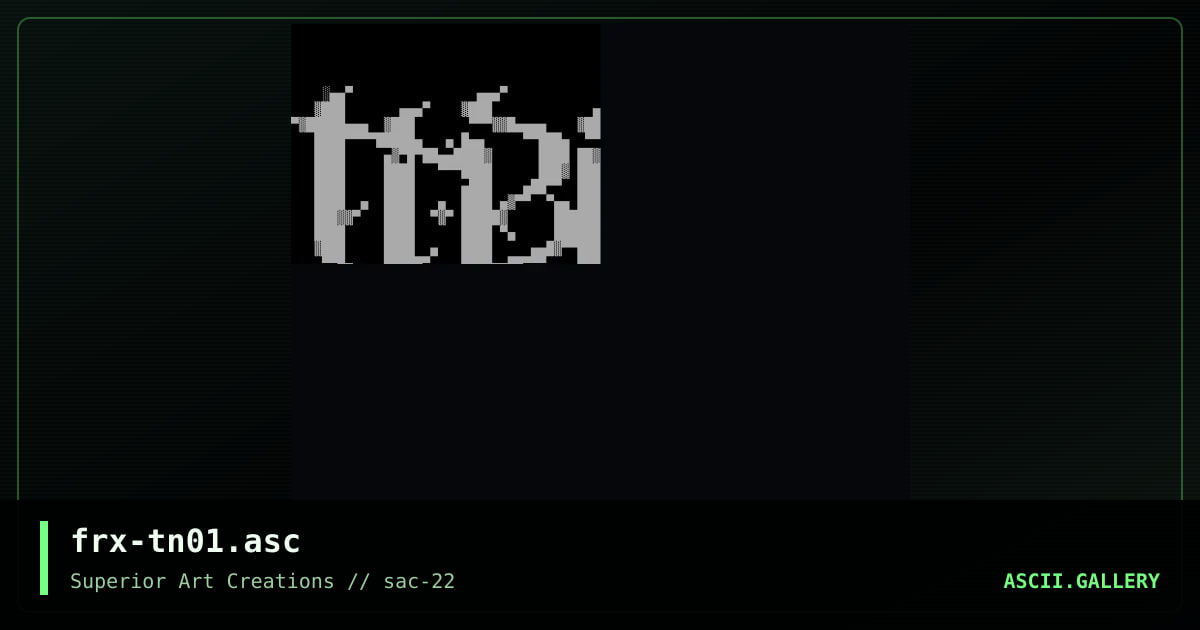 frx-tn01.asc, by ferrex, 2001