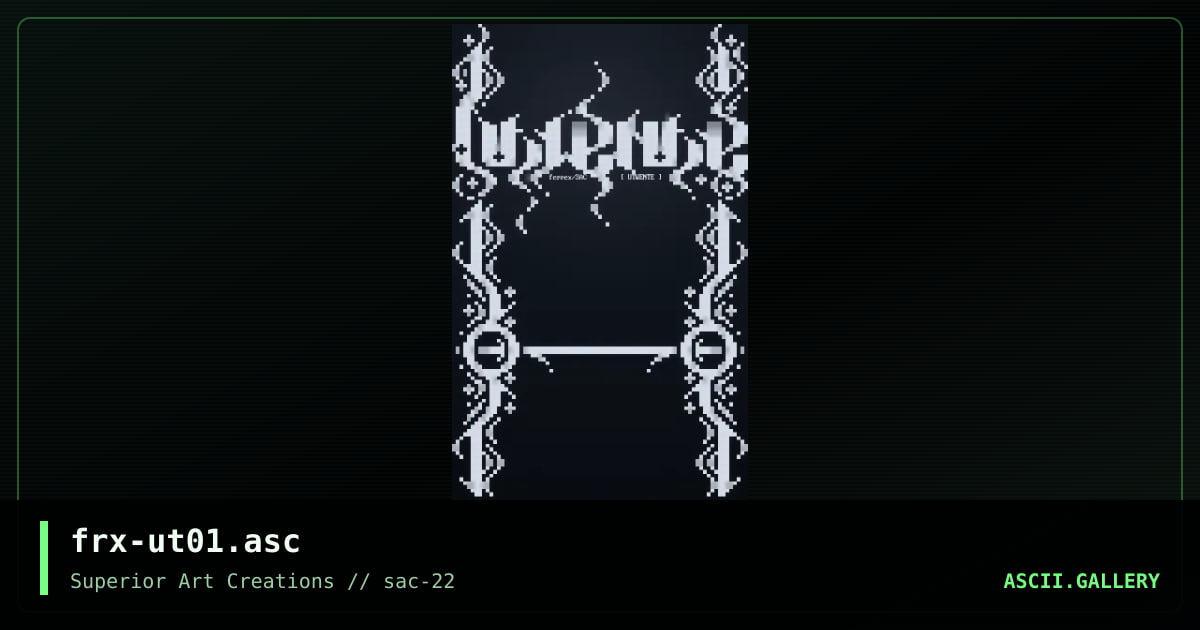 frx-ut01.asc, by ferrex, 2001
