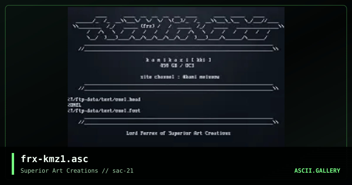 frx-kmz1.asc, by ferrex, 2001