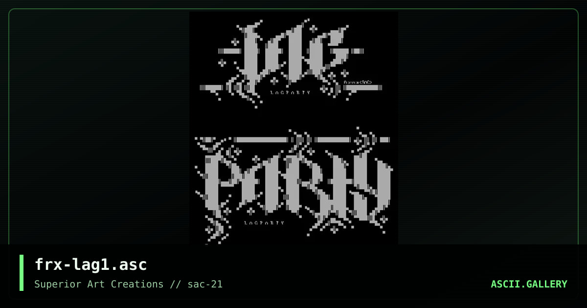 frx-lag1.asc, by ferrex, 2001