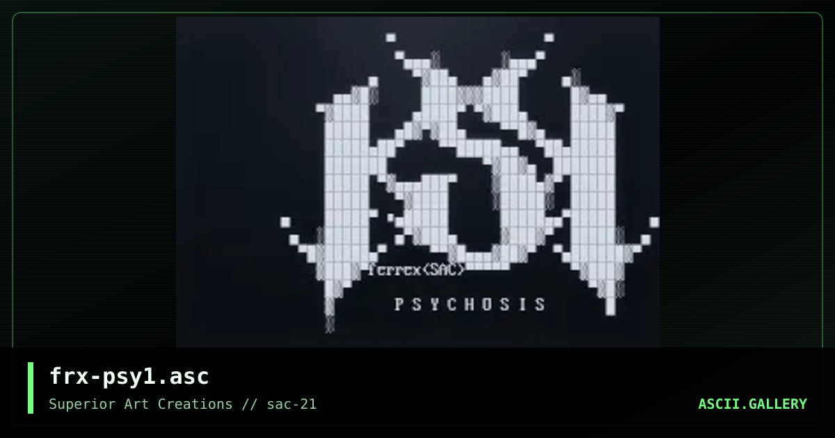 frx-psy1.asc, by ferrex, 2001