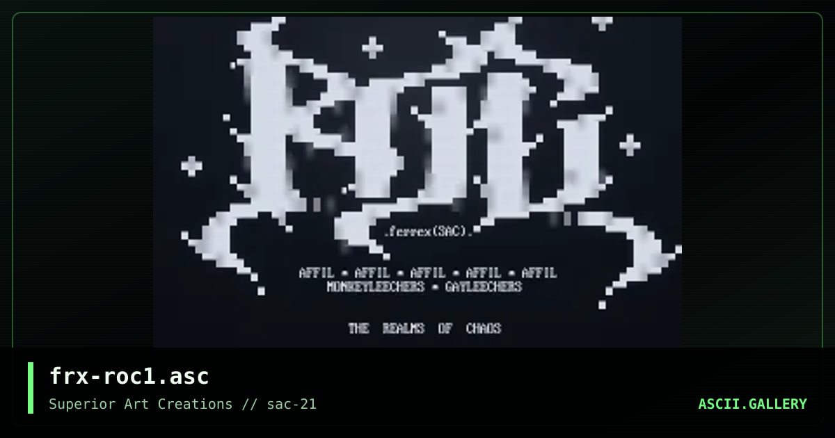 frx-roc1.asc, by ferrex, 2001
