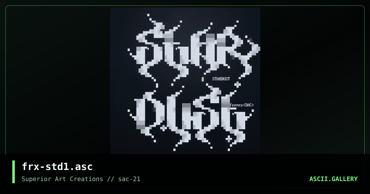 frx-std1.asc, by ferrex, 2001