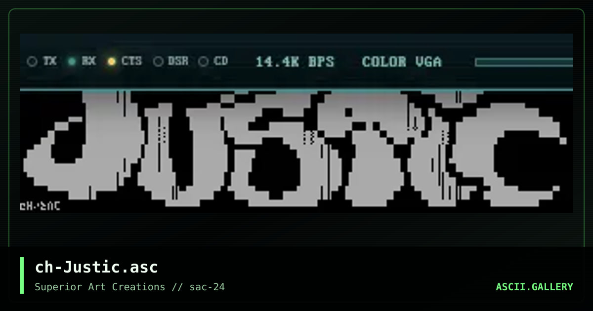 ch-Justic.asc, by creature of hell, 2001