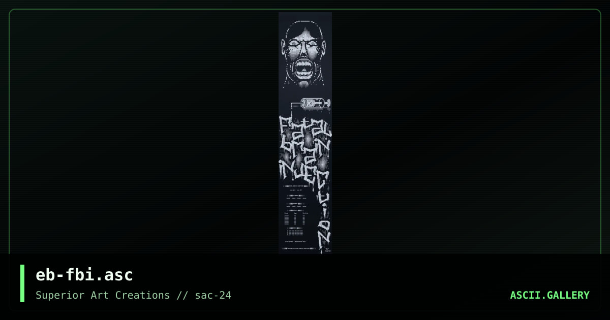 eb-fbi.asc, by eboy, 2001