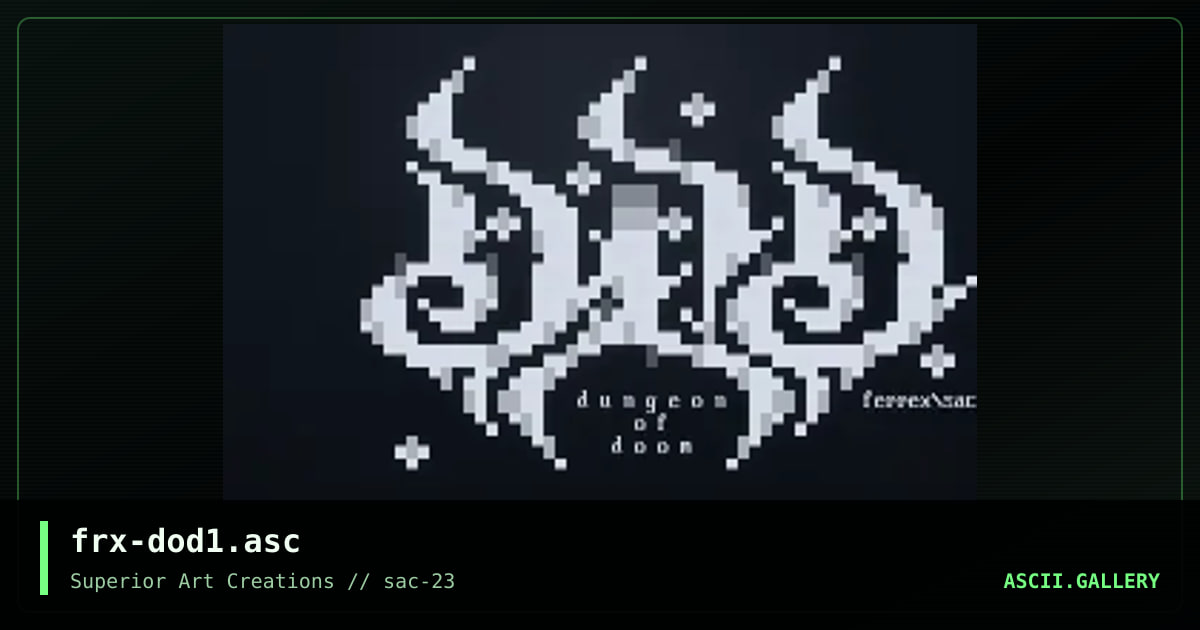 frx-dod1.asc, by ferrex, 2001