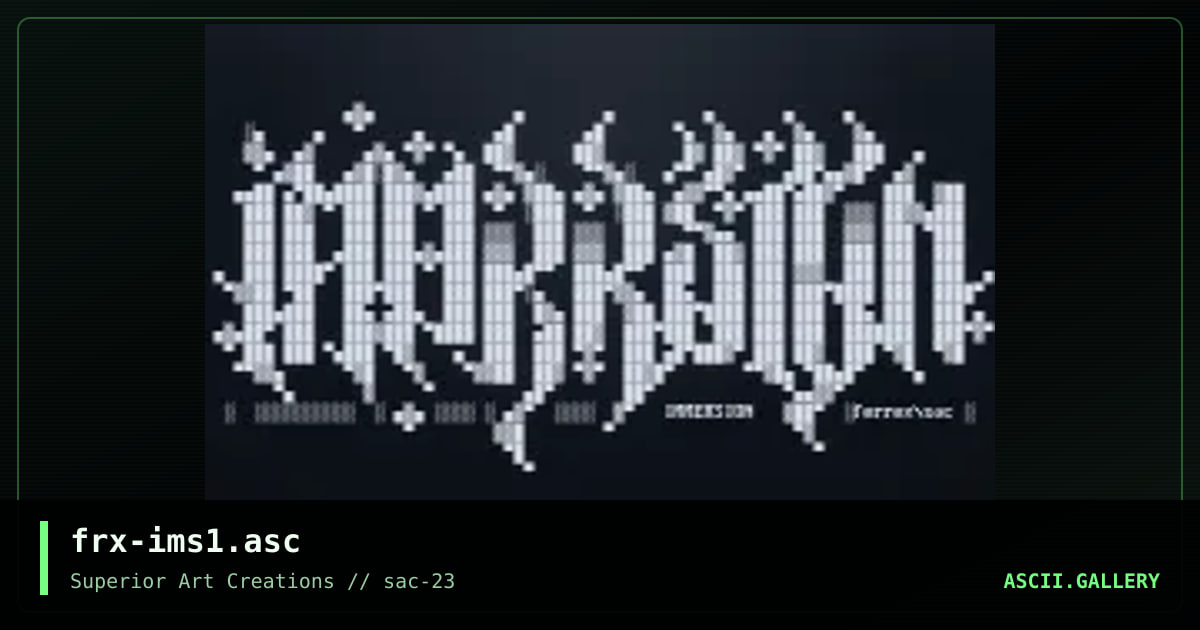 frx-ims1.asc, by ferrex, 2001