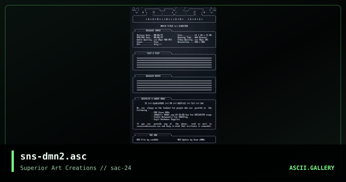 sns-dmn2.asc, by senser, 2001
