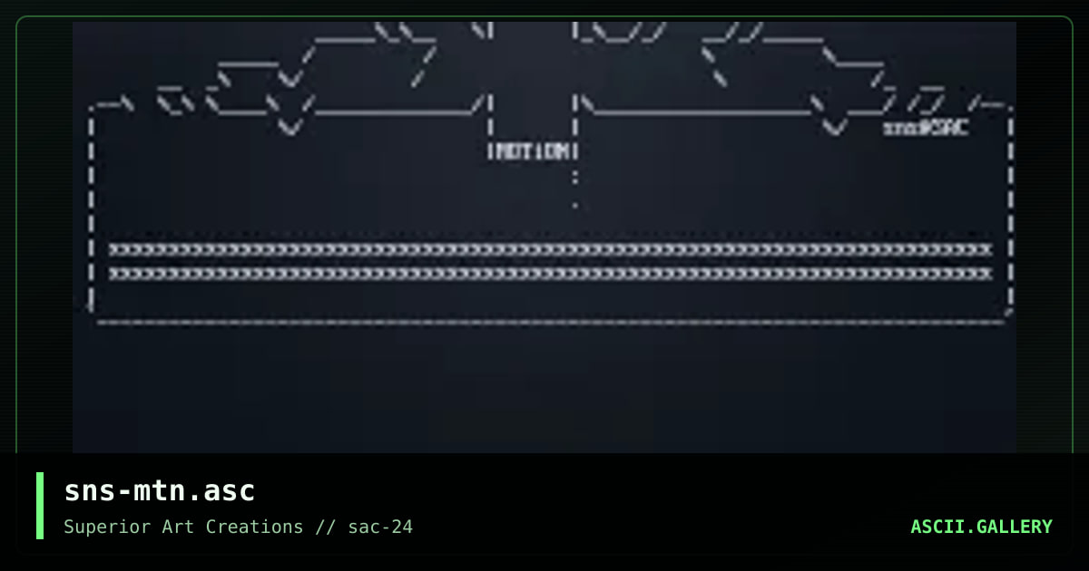 sns-mtn.asc, by senser, 2001