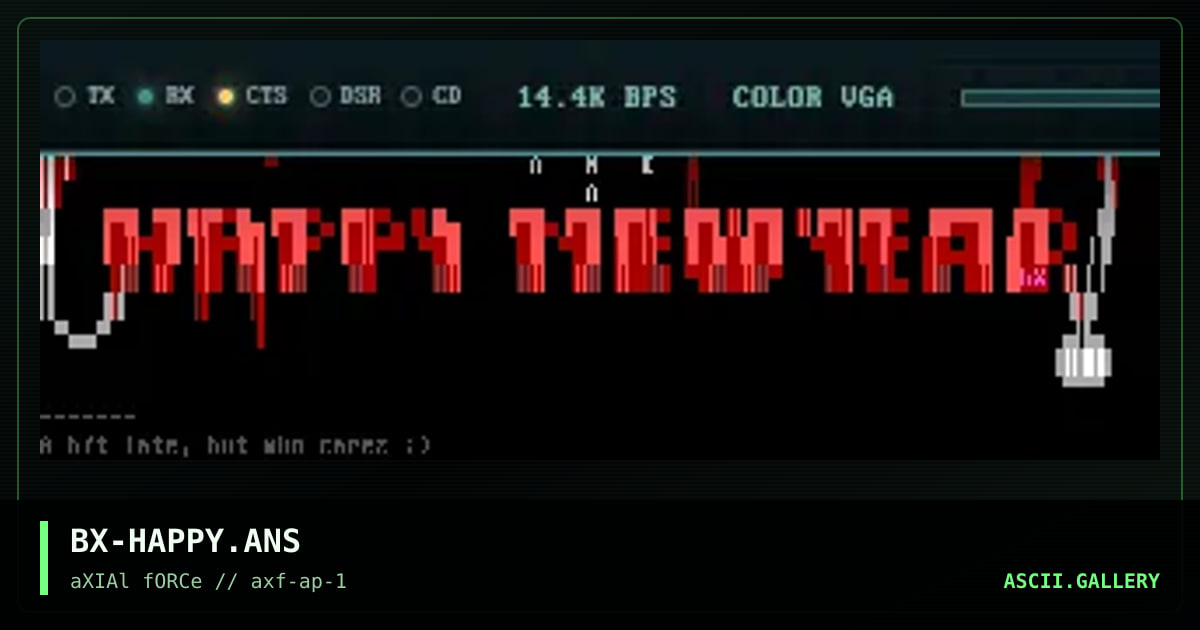 BX-HAPPY.ANS, by baxter, 1996