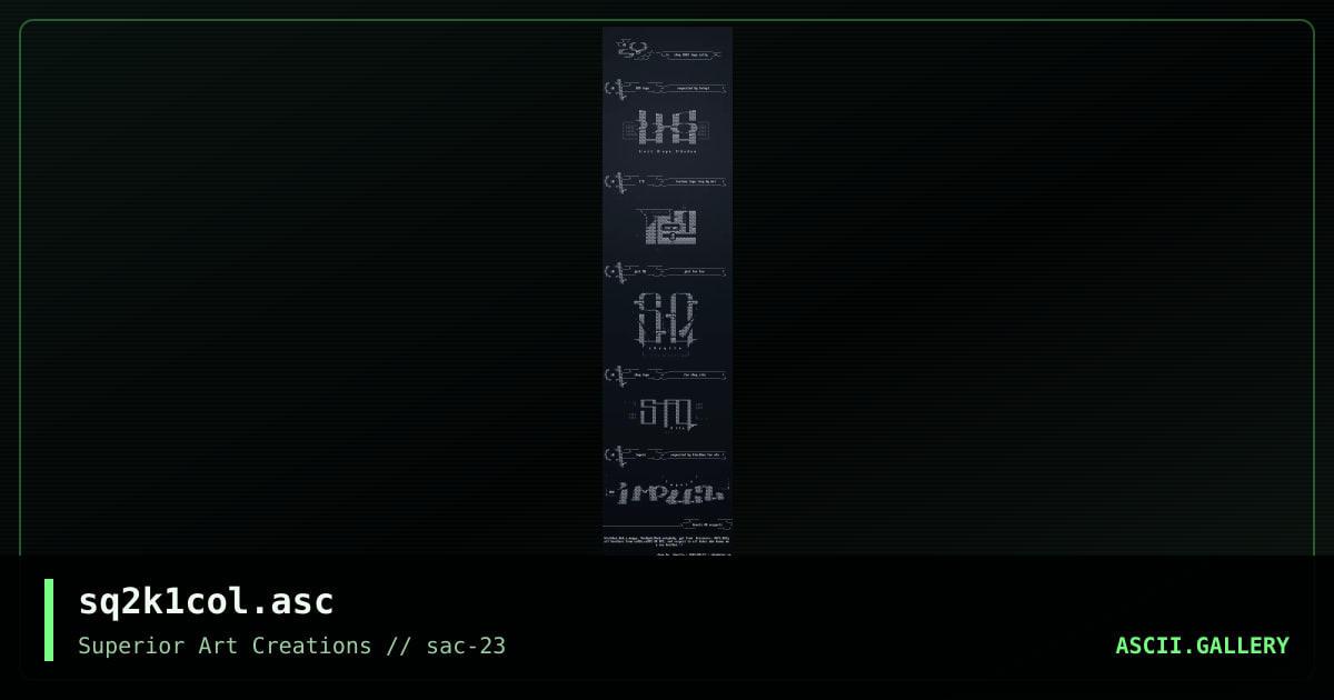sq2k1col.asc, by shaq, 2001