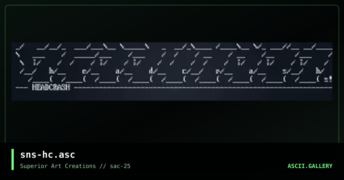 sns-hc.asc, by senser, 2002