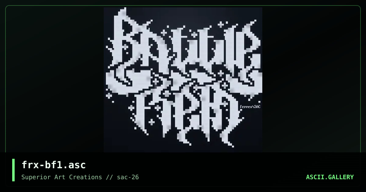 frx-bf1.asc, by ferrex, 2002