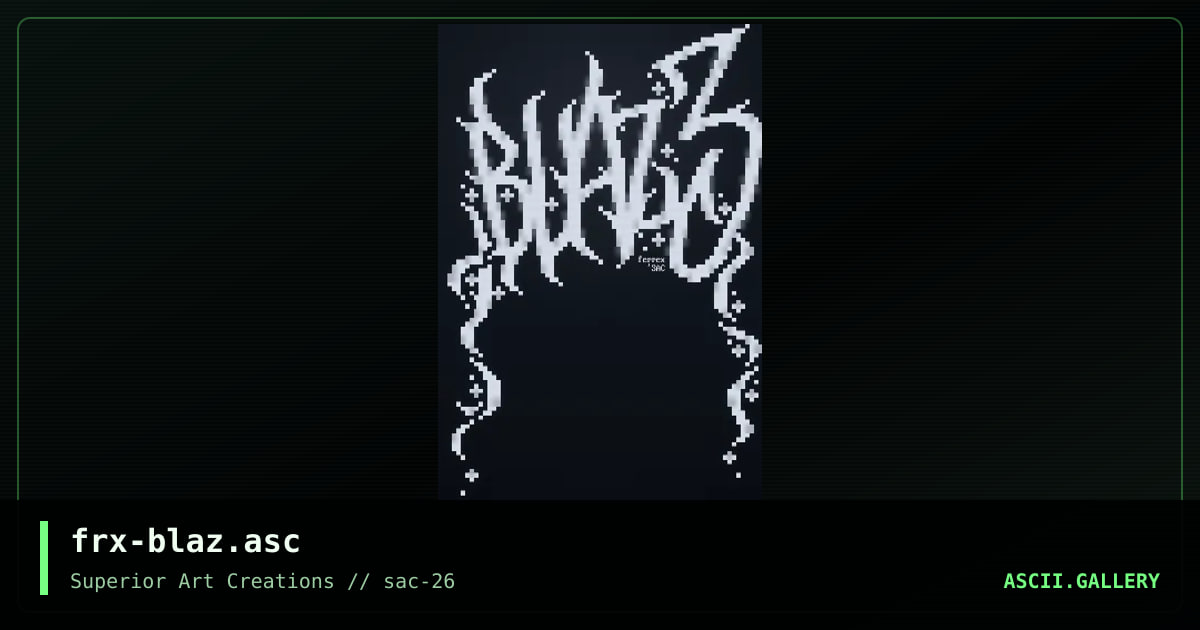 frx-blaz.asc, by ferrex, 2002