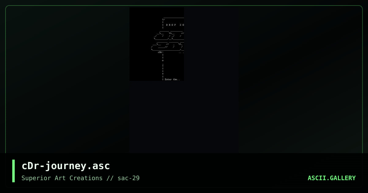 cDr-journey.asc, by crusader, 2004