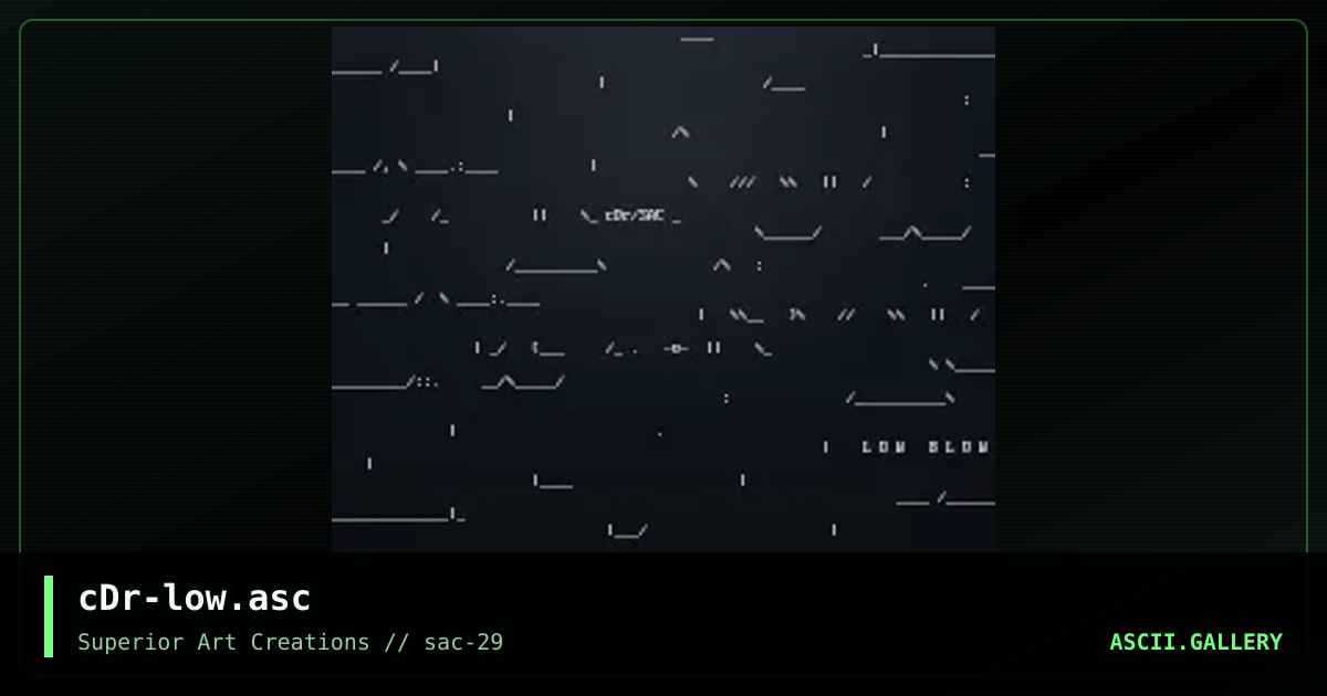 cDr-low.asc, by crusader, 2004