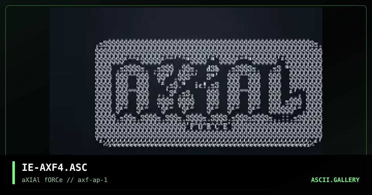 IE-AXF4.ASC, by iron eagle, 1996