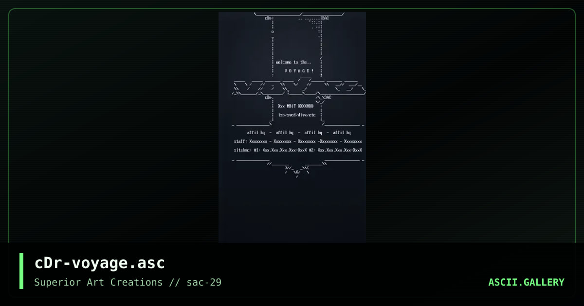 cDr-voyage.asc, by crusader, 2004