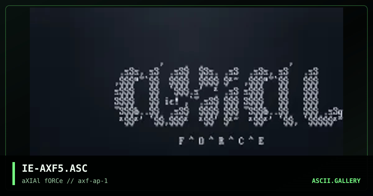 IE-AXF5.ASC, by iron eagle, 1996