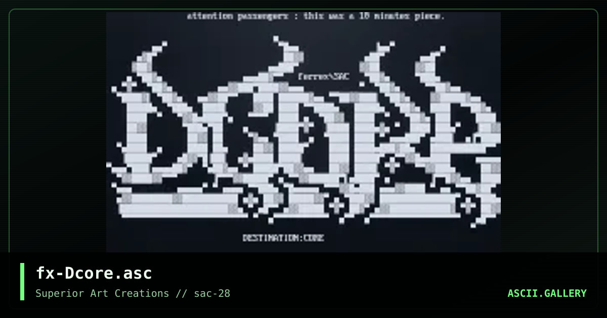 fx-Dcore.asc, by ferrex, 2003