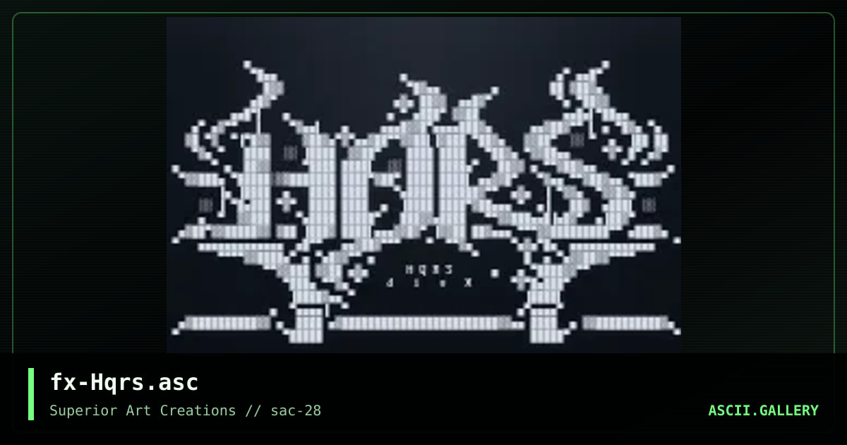 fx-Hqrs.asc, by ferrex, 2003