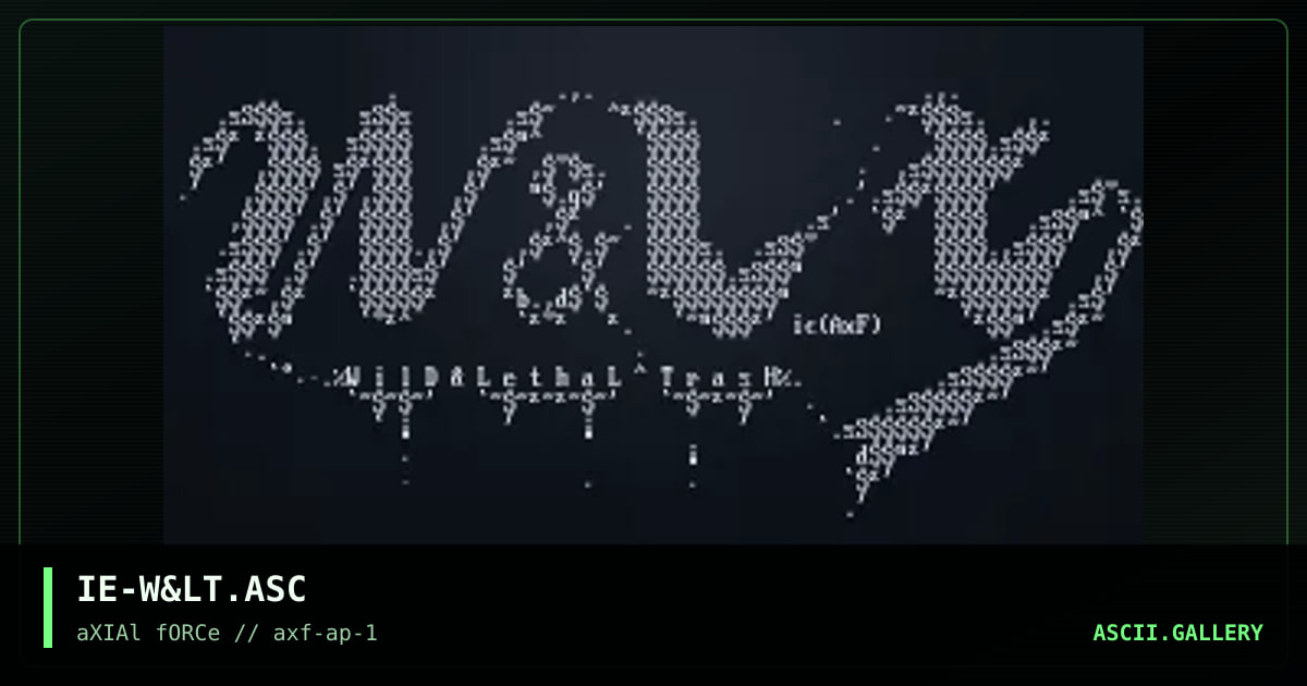 IE-W&LT.ASC, by iron eagle, 1996