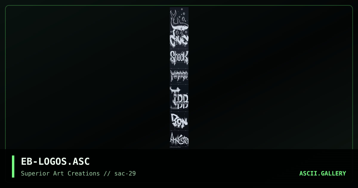 EB-LOGOS.ASC, by eboy, 2004