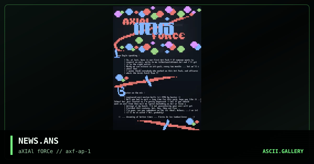 NEWS.ANS, by baxter, axial force, 1996